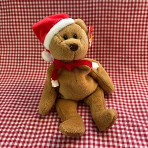 Ty Beanie Baby | 1997 Teddy | Holiday Teddy Bear